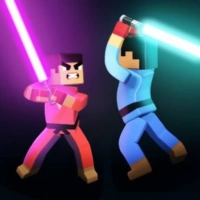 3D Block Gladiator: Schwertziehen