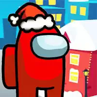 among_us_christmas_running เกม