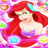 ariel_the_little_mermaid_match_3_puzzle Pelit