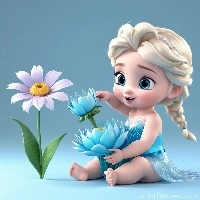 baby_elsa_flower_care Hry