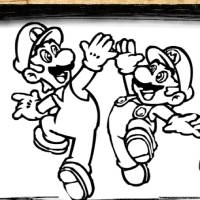 back_to_school_mario_coloring Igre