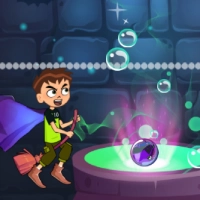 Ben 10 Halloween Bubble Shooter