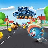 blue_mushroom_cat_run રમતો