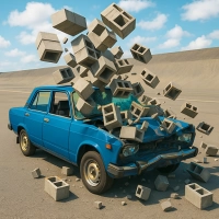 Մեքենայի ազդեցության փորձարկում՝ Ապրանքարկղված քաղաք