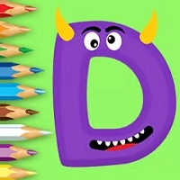 coloring_book_letter_d เกม