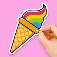 coloring_book_rainbow_ice_cream Παιχνίδια