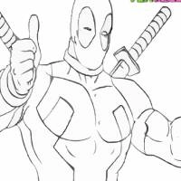 Deadpool Coloring