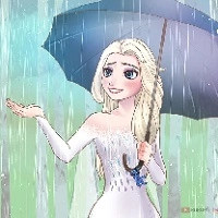 elsa_rainy_day ហ្គេម