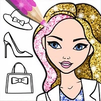 fashion_coloring_book_glitter ألعاب