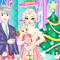 frozen_family_christmas_preparation 游戏