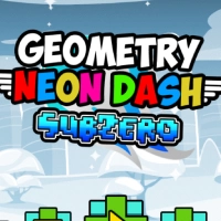 Geometrie Neon Dash Onder Nul