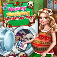 mommy_washing_christmas_toys Խաղեր