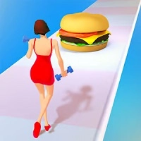 muscle_girl_calorie_run بازی ها