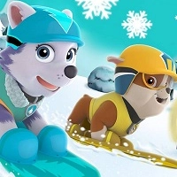 paw_patrol_snow_slide гульні