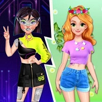 princesses_cyber_robot_vs_nature Игры