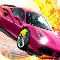 Piloto De Acrobacias De Corrida De Carro Real 3D captura de tela do jogo