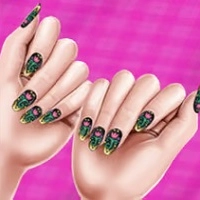 royal_theme_nail_art_diy ហ្គេម