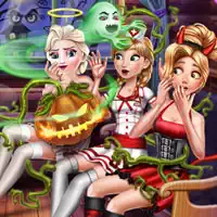 កាប៊ីន Halloween គួរឱ្យខ្លាច