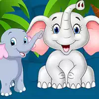 sweet_elephants_jigsaw Игры