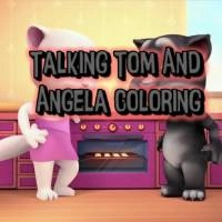 talking_cat_tom_and_angela_coloring ألعاب