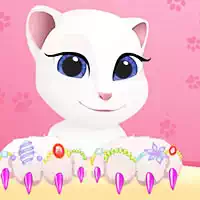 Talking Tom Angela დიდი მანიკური