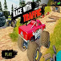 ultimate_montertruck_race_with_traffic_3d ເກມ