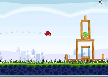 ហ្គែម Angry Birds កាស្រាត រូបថតអេក្រង់ហ្គេម