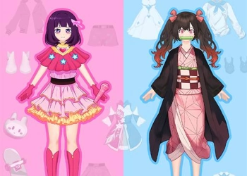 Bebe Anime - Vajza DIY Cosplay pamje nga ekrani i lojës