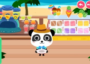 Baby Panda Zomervakantie schermafbeelding van het spel