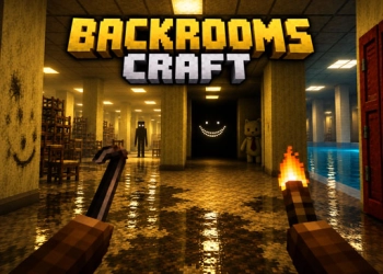 Backrooms Craft скриншот игры