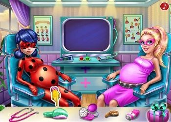 Barbie Hero Pregnant Check Up game screenshot