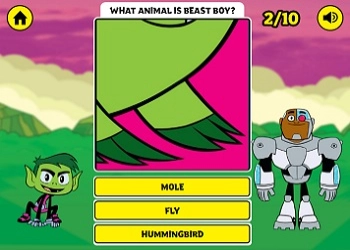 Quiz Animal do Garoto Fera captura de tela do jogo