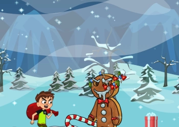 Ben 10 Christmas Run խաղի սքրինշոթ