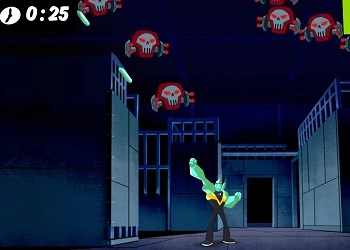 Juegos De Ben 10: Dispara Con Diamondhead captura de pantalla del juego