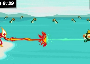 Giochi Di Ben 10: Combattimento Con Heatblast screenshot del gioco