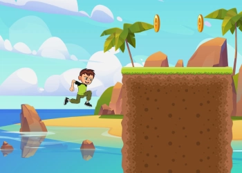 Ben 10 Island Run រូបថតអេក្រង់ហ្គេម