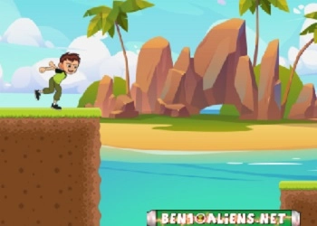 Ben 10 Omniverse Undertown Runner captură de ecran a jocului