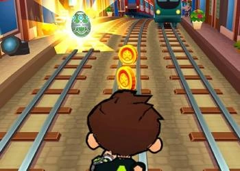 Ben 10: Selancar Kereta tangkapan layar permainan