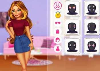 Bffs Fashioniste Nero E Rosa screenshot del gioco