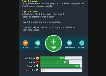 BitLife oyun ekran görüntüsü