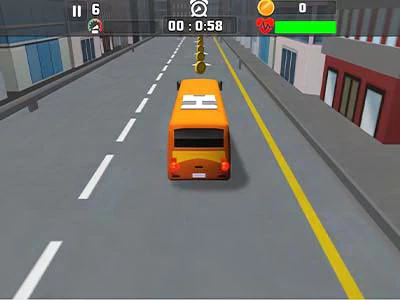 Estacionamiento De Autobuses 3D captura de pantalla del juego