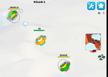 Kapitein Sneeuwbal schermafbeelding van het spel