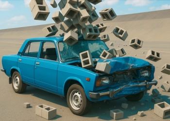 कार क्रैश टेस्ट: छोड़ दिया गया शहर खेल का स्क्रीनशॉट