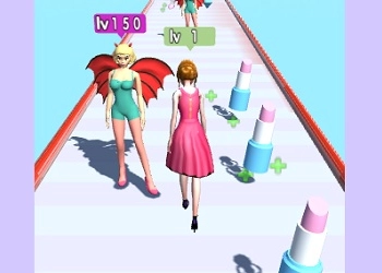 Catwalk Königin Lauf 3D Spiel-Screenshot