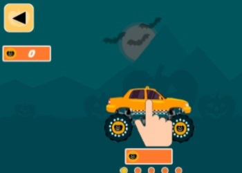 Verrücktes Monstertaxi Halloween Spiel-Screenshot