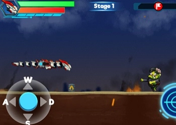 Dino-Roboter-Kampfkrieg Spiel-Screenshot