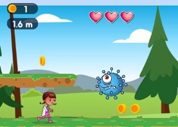 Dottie Doc Super Adventure Run Corona Virus Shoo pelin kuvakaappaus