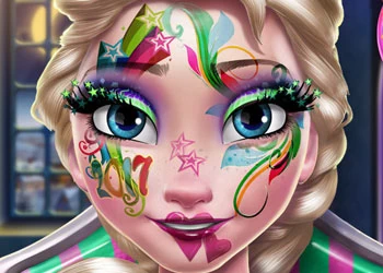 Elsa New Year Make Up screenshot del gioco