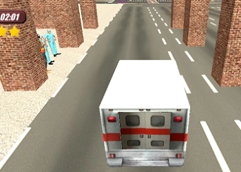 Noodambulance Simulator schermafbeelding van het spel