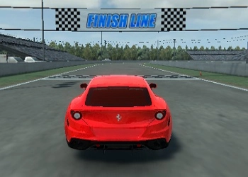 Ferrari vožnja na stazi 3D snimka zaslona igre